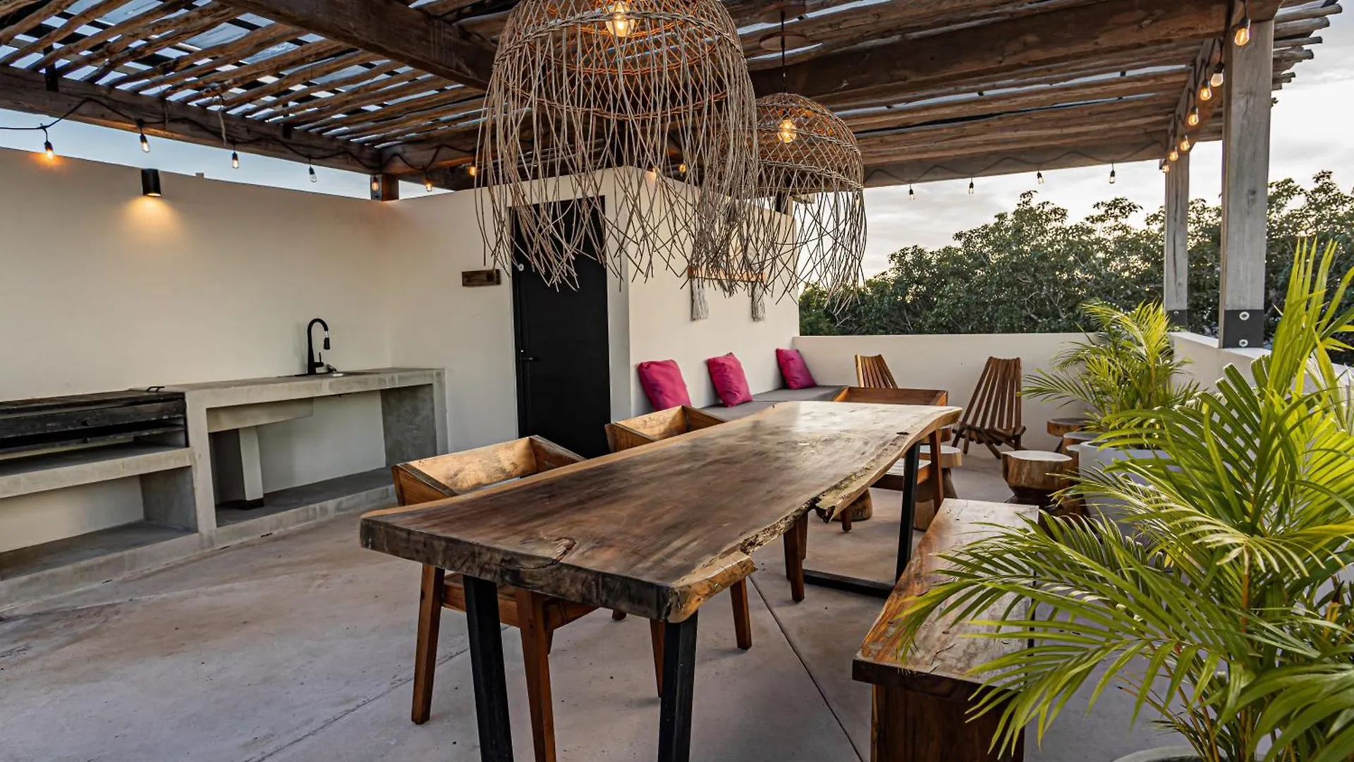 Ferienwohnung Downtown Delight -Roof With Pool & Bbq & Jungle Gym Tulum 0*,