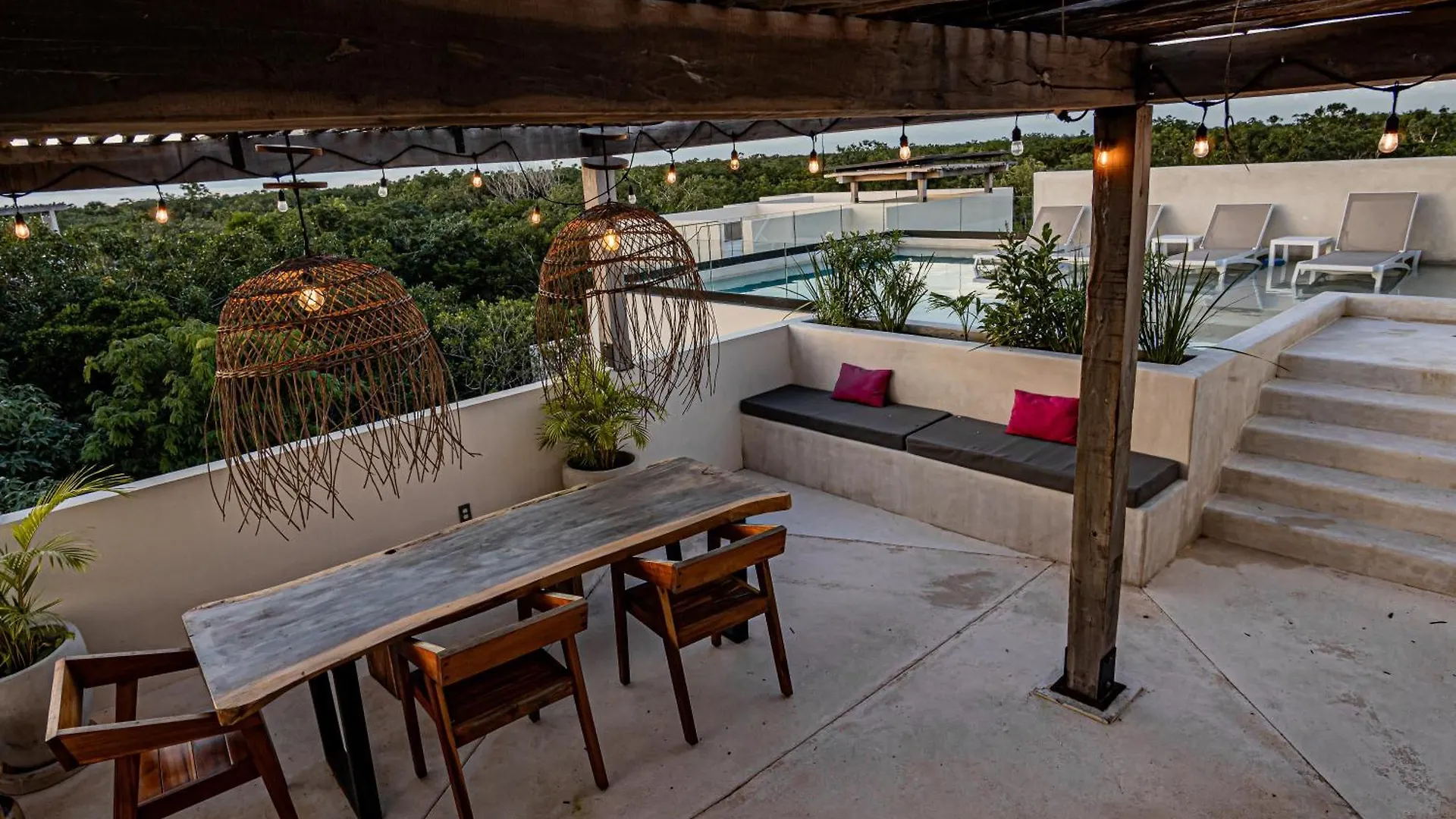 Apartamento Downtown Delight -Roof With Pool & Bbq & Jungle Gym Tulum 0*,